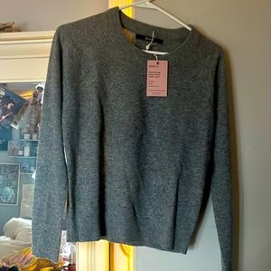 quince 100% cashmere crew neck sweater